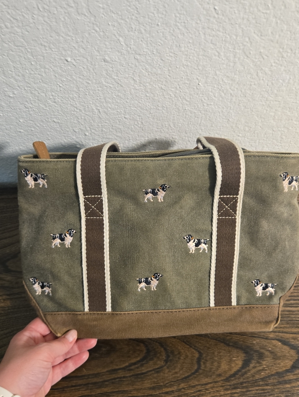 Vintage L.L. Bean Canvas Embroidered Dog Bag - Picture 5 of 5